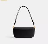  Túi Đeo Vai Coach Brook Flap Chain Bag CAN90 Black 