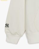  Áo Hoodie MLB Basic Back Letter Graphic Overfit Hoodie NY (Cream) 3AHDB0551-50CRS 