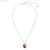  Dây Chuyền, Vòng Cổ Swarovski Swan pendant Swan, Medium, Red, 18k gold plated 5647871 