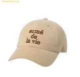  Mũ Lưỡi Trai ADLV Cotton Napping 3D Embo Ball Cap Begi 