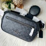 Túi Đeo Hông Coach Elias Belt Bag In Signature Canvas CZ400 