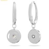  Bông Tai, Khuyên Tai Swarovski Una Angelic Drop Earrings Round Cut, White, Rhodium Plated 5142721 