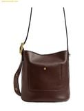  Túi Đeo Vai Coach Bleecker 21 Bucket Bag Russet Maple 