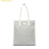  Túi Tote MLB Mono Diamond Jackquard Tote Bag Boston Red Sox Grey 3AORM012N-43GRS 