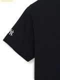  Áo Phông MLB Basic Street Back Letter Oversized Short Sleeve T-shirt New York Yankees 3ATSB1063-50BKS Black 