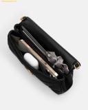 Túi Đeo Vai Coach Tabby Chain Crossbody Bag 19 With Quilting Black CBH23 