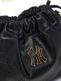  Túi Đeo Chéo MLB New York Yankees Monogram Embossed Bucket Bag Black 7ACRM086N-50BKS 