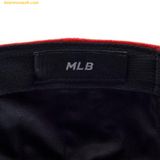  Mũ Lưỡi Trai MLB Varsity Wool Structure Ball Cap CLE (Red) 3ACPV0236-45RDS 