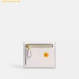  Ví Gập Coach Mila Small Flap Wallet With Sticker Print Chalk Multi CCD00 