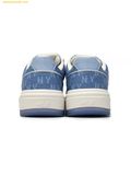  Giày Thể Thao MLB Chunky Liner Denim Monogram SL New York Yankees 3ASXM016N-50BLD D.Blue 