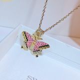  Dây Chuyên, Vòng Cổ Swarovski Butterfly Women's Necklace 