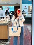  Túi Tote Coach City Tote In Signature Canvas  - Trắng 