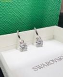  Khuyên Tai, Bông Tai Swarovski Stilla drop earrings Round cut, White, Rhodium plated 5636717 