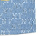  Chân Váy Denim MLB Women's Classic Monogram Jacquard Denim Skirt NY (Indigo) 3FDSM0133-50INS 