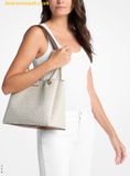  Túi Tote Michael Kors Soho Medium Signature Logo Tote Bag Vanila 