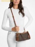  Túi Đeo Vai Michael Kors Cecily Small Signature Logo Shoulder Bag 35F5G8CL1B Nâu Logo 