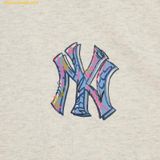  Áo Sweat MLB Like Pop Art Overfit Man-to-Man NY (L.Melange Grey) - 3AMTL2034-50MGL 