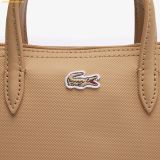  Túi Tote Lacoste Tote Bag Brown - Size Mini - NF2609PO.C87 (Kèm Dây) 