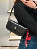  Túi Đeo Vai Coach Brook Flap Chain Bag CAN90 Black 