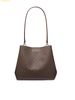 Túi Xách Michael Kors Pratt Medium Signature Logo Shoulder Bag Nâu Logo