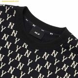  Áo Sweater MLB Monogram Overfit Sweatshirt New York Yankees 3AMTM0224-50BKS Màu Đen 