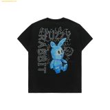  Áo Phông ADLV Retro Rabbit Short Sleeve T-Shirt Đen 
