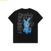 Áo Phông ADLV Retro Rabbit Short Sleeve T-Shirt Đen