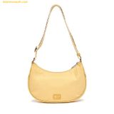  Túi Đeo Vai MLB Basic Nylon Adjustable Hobo Bag Boston Red Sox 3ABQS033N-43NBD Vàng 