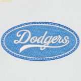  Áo Crop MLB Women's Varsity Crop Slim T-Shirts, Los Angeles Dodgers 3FTSV1843-07WHS White 