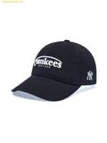  Mũ Lưỡi Trai MLB Jelly Unstructured Ball Cap New York Yankees - 3ACPV315N-50BKS Đen 