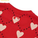  Áo Sweat MLB Heart-patterned oversized man-to-man B (Red) 3AMTH0124-43RDS 