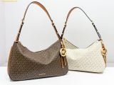  Túi Đeo Chéo Michael Kors Nolita Medium Signature Logo Shoulder Bag Vanila Acorn 30F5GY5M2B 