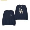Áo Sweat MLB Classic Monogram Gradient Big Lux Overfit Man-to-Man LA (D.Navy) - 3AMTM0234-07NYD - Navy