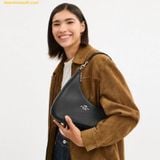  Túi Đeo Vai Coach Coach Women's Twisted Teri Shoulder Bag Silver Black CBI01 