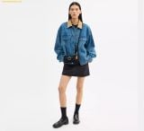  Túi Đeo Vai Coach Ashton Mini Shoulder Bag In Signature Denim Black CCZ49 