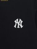  Áo Phông MLB Basic Street Back Letter Oversized Short Sleeve T-shirt New York Yankees 3ATSB1063-50BKS Black 
