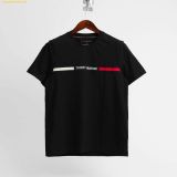  Áo Thun Tommy Hilfiger Crew Neck Logo Panel T-Shirt Đen 