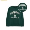 Áo Sweat MLB Varsity Overfit Man-to-Man LA (D.Green) - SKU: 3AMTV0134-07GND - Xanh Lá