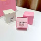 Nhẫn Swarovski Hyperbola cocktail ring Infinity, White, Rhodium plated 5679694 