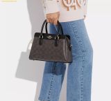  Túi Xách Coach Mini Darcie Carryall Bag In Signature Canvas Brown Black CH174 