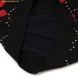  Áo Sweat MLB Heart-patterned oversized man-to-man NY (Black) 3AMTH0124-50BKS 