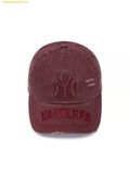  Mũ Lưỡi Trai MLB Vintage Embossed Damage Unstructured Ball Cap New York Yankees 3ACPV295N-50WID Màu Đỏ Đô 