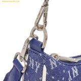 Túi Đeo Vai MLB Diamond Monogram Denim Jacquard Hobo Bag New York Yankees - D.Navy 3ABQS023N-50NYD 