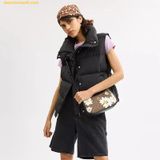  Túi Đeo Vai Coach Teri Shoulder Bag In Signature Canvas With Floral Print CZ586 Màu Nâu 