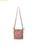  Túi Đeo Chéo MLB Basic Quilted PU Mini Bucket Crossbody Bag LA Dodgers L.Pink 3ACRBQ16N-07PKL 