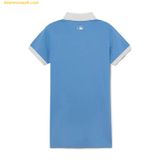  Đầm Polo MLB Women's Open Collar Contrast Comfortable Fit Collar Dress LA (Sky blue) 3FOPB0333-07SBS 