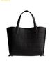  Túi Tote Coach Willow Tote Bag 24 Croc-Embossed Black C8632 