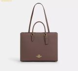  Túi Tote Coach Maggie Tote Bag Dark Stone CY666 