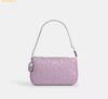 Túi Đeo Vai Coach Nolita 19 In Signature Leather With Heart Charm Patent Leather Light Violet CCZ27