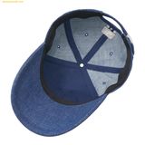  Mũ Lưỡi Trai MLB Varsity Culsive Lettering Denim Unstructured Ball Cap NY (Indigo) 3ACPVD14N-50INS 